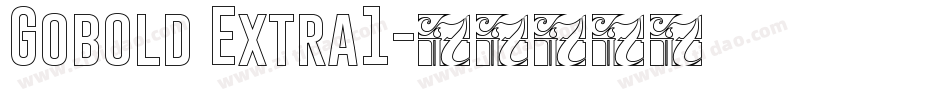 Gobold Extra1字体转换